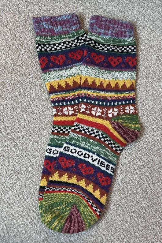 Good Vibes Fair Isle Socks 2 -